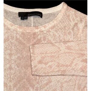 360Cashmere Sweater Pink Long Sleeve Knit Top Size Small Lightweight
